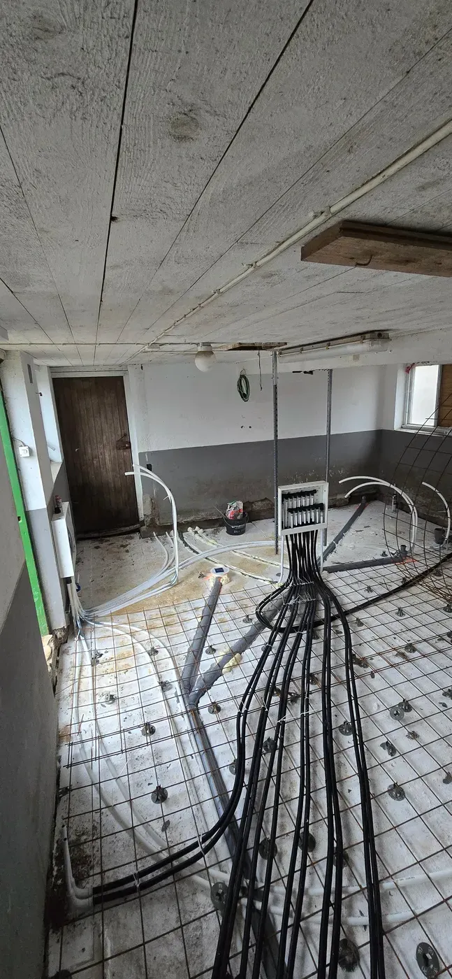 Golvvärmeinstallation