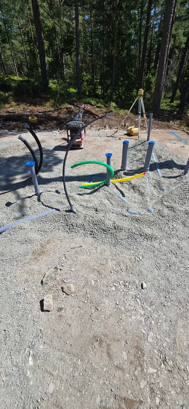 Markarbete för bergvärme
